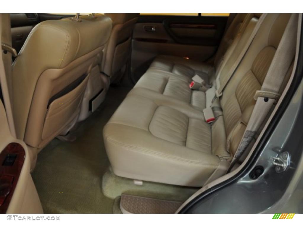 2001 LX 470 - Riverrock Green Metallic / Ivory photo #12