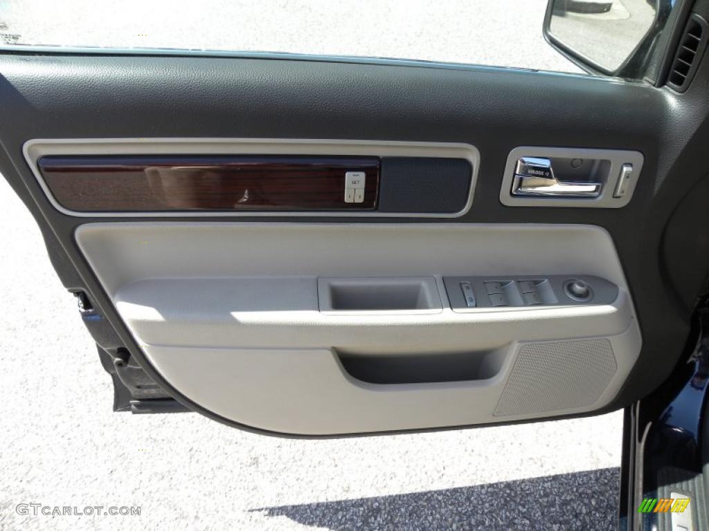 2008 MKZ Sedan - Dark Blue Ink Metallic / Sand photo #5