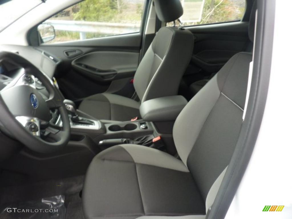 Charcoal Black Interior 2012 Ford Focus SE Sedan Photo #47596438