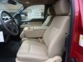 Pale Adobe 2011 Ford F150 XLT SuperCab 4x4 Interior Color