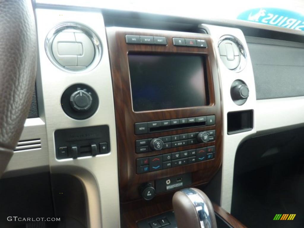 2010 F150 Platinum SuperCrew 4x4 - Red Candy Metallic / Sienna Brown Leather/Black photo #13