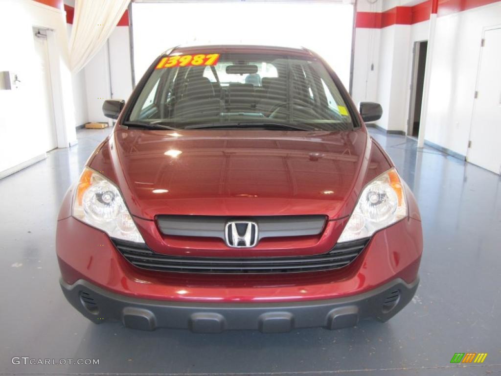 2007 CR-V LX - Tango Red Pearl / Gray photo #6