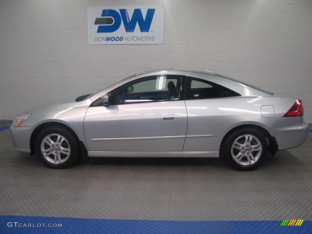 2006 Accord EX-L Coupe - Alabaster Silver Metallic / Black photo #5