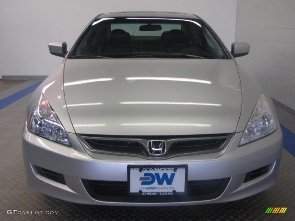 2006 Accord EX-L Coupe - Alabaster Silver Metallic / Black photo #7