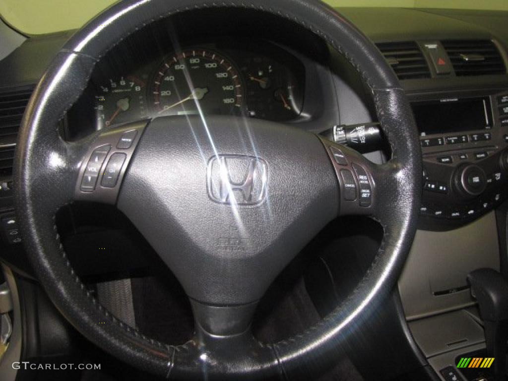 2006 Accord EX-L Coupe - Alabaster Silver Metallic / Black photo #10