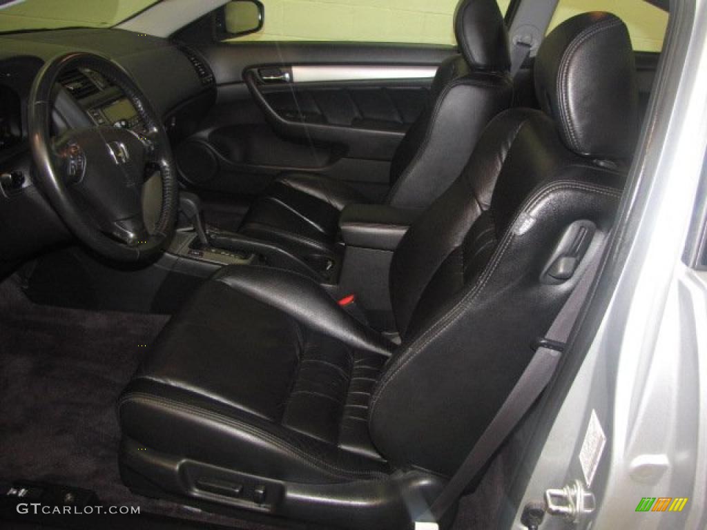2006 Accord EX-L Coupe - Alabaster Silver Metallic / Black photo #13
