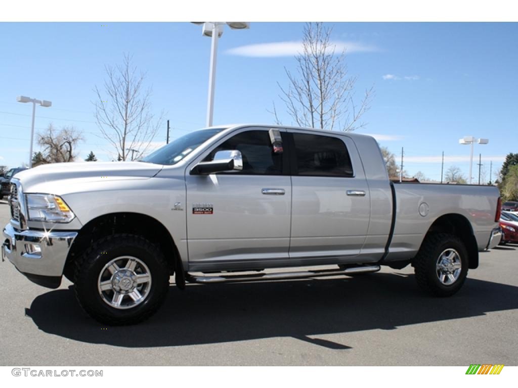 Brilliant Black Crystal Pearl 2011 Dodge Ram 3500 HD Laramie Mega Cab 4x4 Exterior Photo #47603693