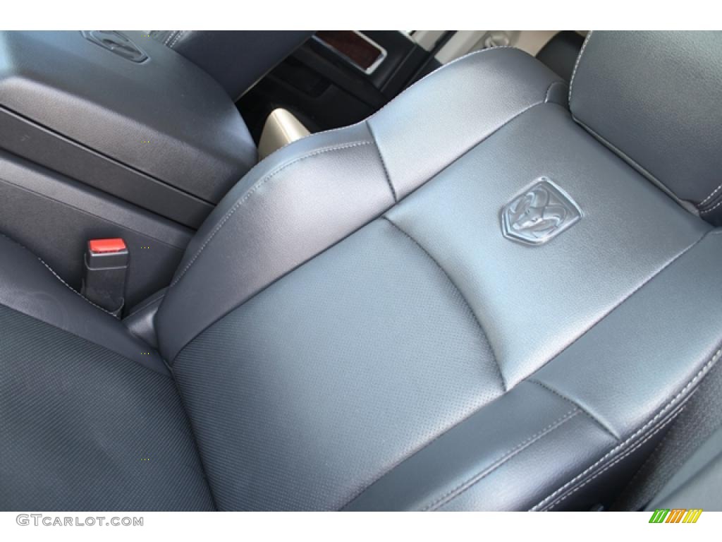 Dark Slate Gray Interior 2011 Dodge Ram 3500 HD Laramie Mega Cab 4x4 Photo #47603786