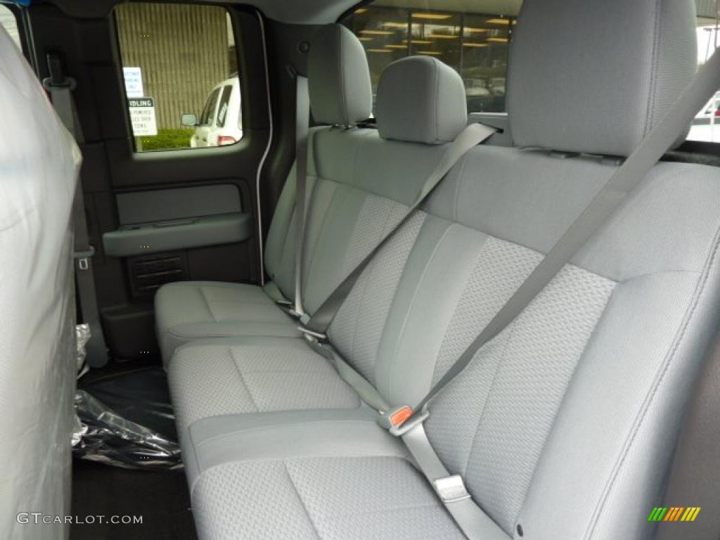 Steel Gray Interior 2011 Ford F150 XLT SuperCab 4x4 Photo #47604479