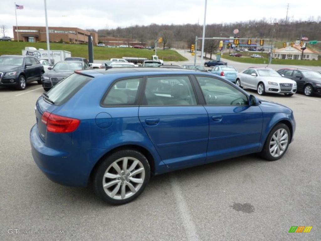 Aruba Blue Pearl Effect 2009 Audi A3 2.0T Exterior Photo #47605472