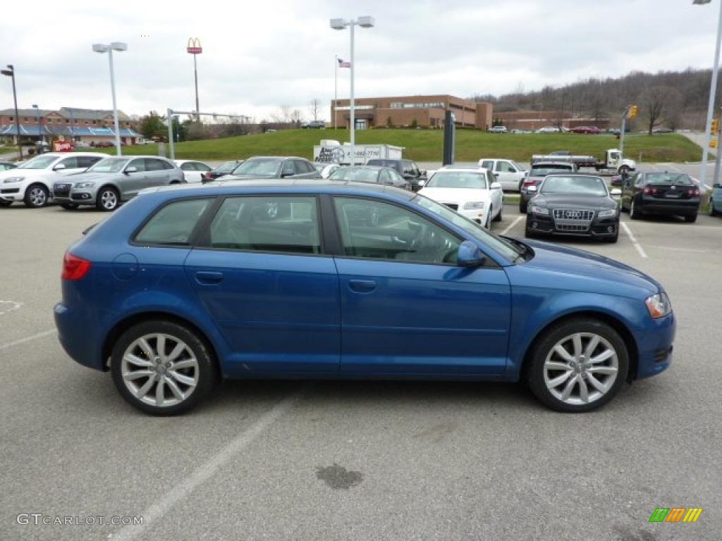 Aruba Blue Pearl Effect 2009 Audi A3 2.0T Exterior Photo #47605484