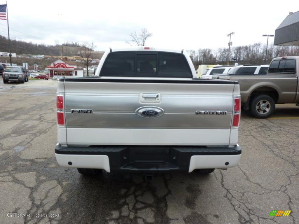 White Platinum Metallic Tri-Coat 2011 Ford F150 Platinum SuperCrew 4x4 Exterior Photo #47605550