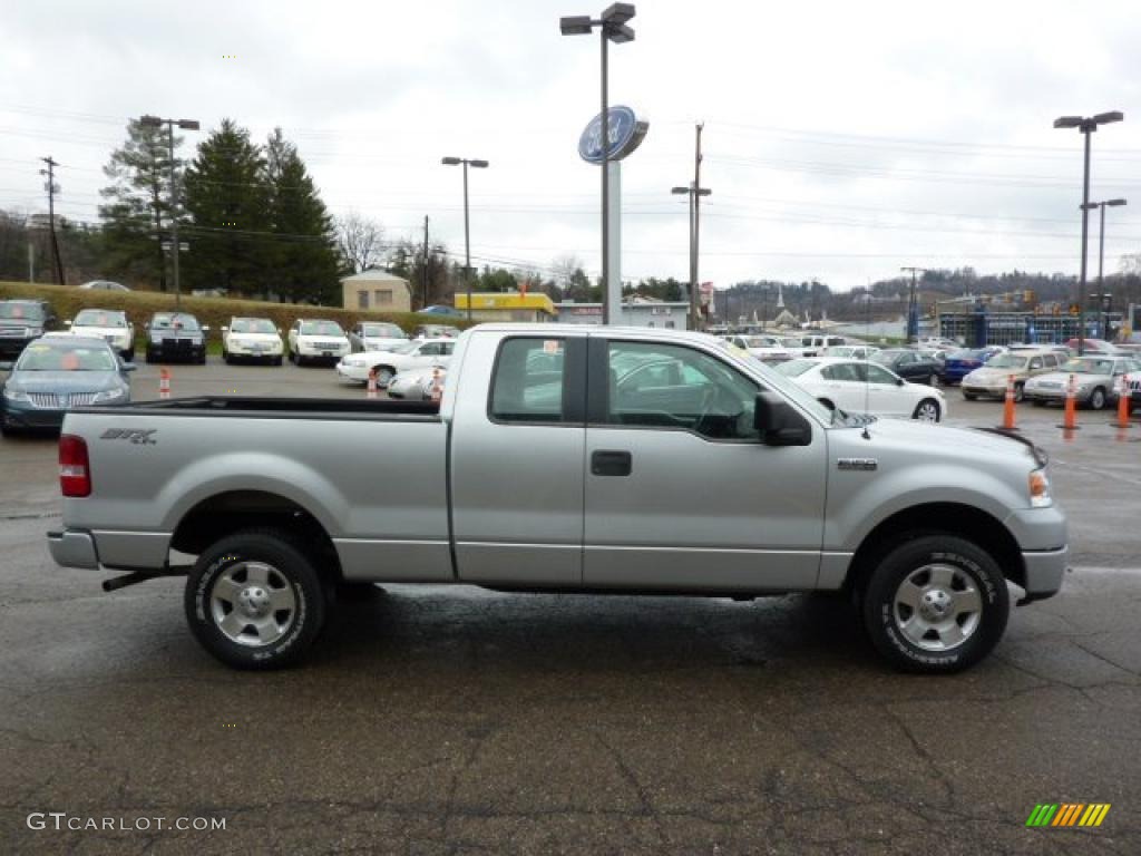 2006 F150 STX SuperCab 4x4 - Silver Metallic / Medium/Dark Flint photo #5