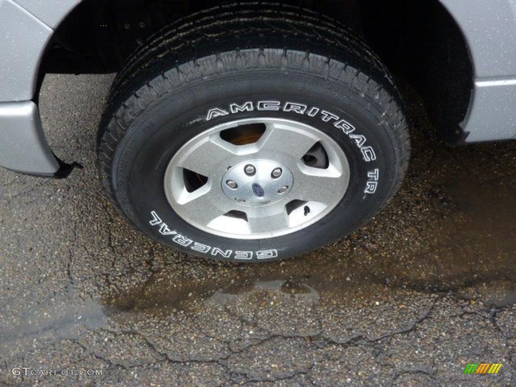 2006 F150 STX SuperCab 4x4 - Silver Metallic / Medium/Dark Flint photo #9
