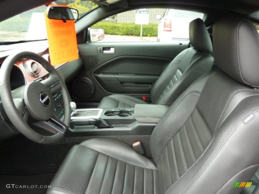 Dark Charcoal Interior 2008 Ford Mustang Bullitt Coupe Photo #47607002