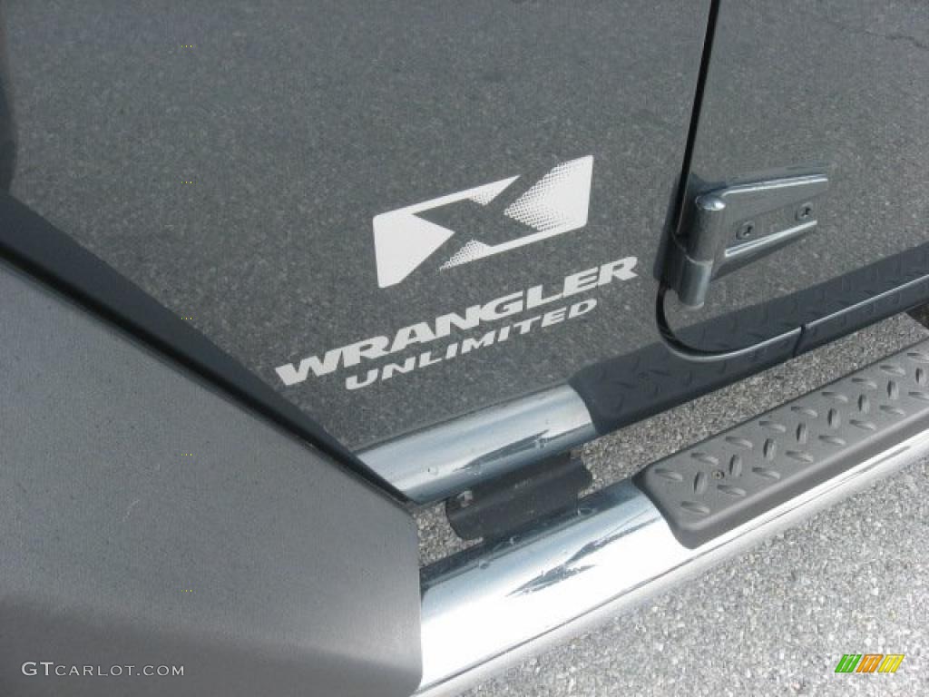2007 Wrangler Unlimited X 4x4 - Steel Blue Metallic / Dark Slate Gray/Medium Slate Gray photo #40