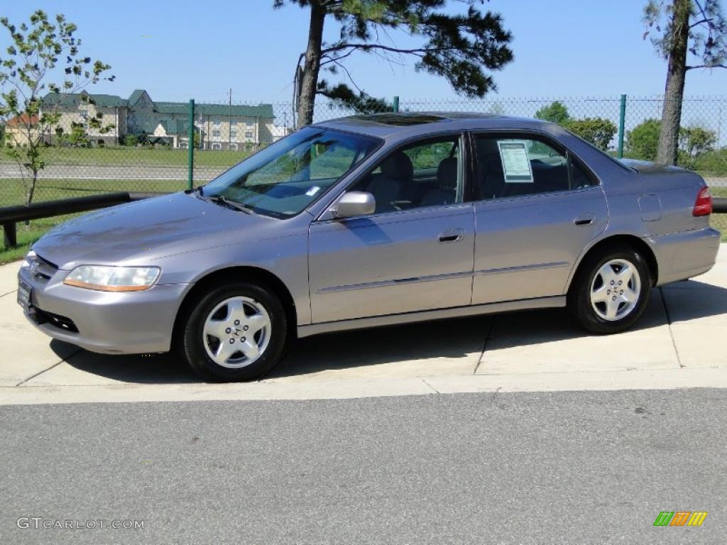 2000 Accord EX V6 Sedan - Signet Silver Metallic / Quartz photo #9