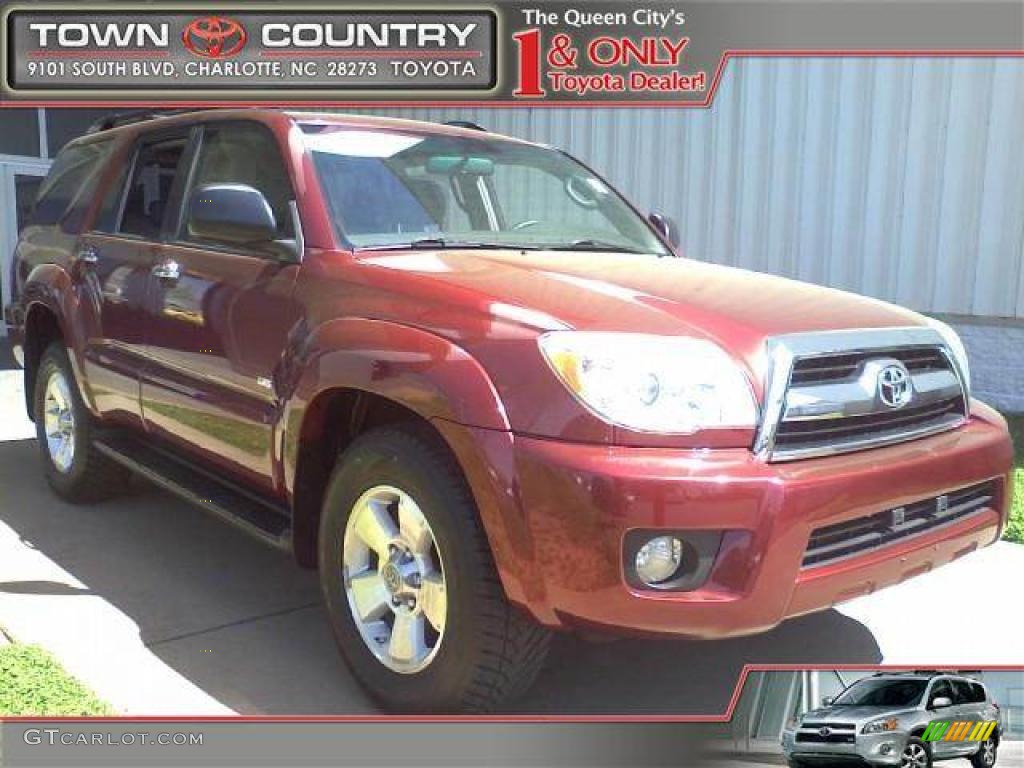 2007 4Runner SR5 - Salsa Red Pearl / Stone photo #1