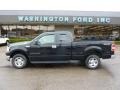 2005 Black Ford F150 XLT SuperCab 4x4  photo #1