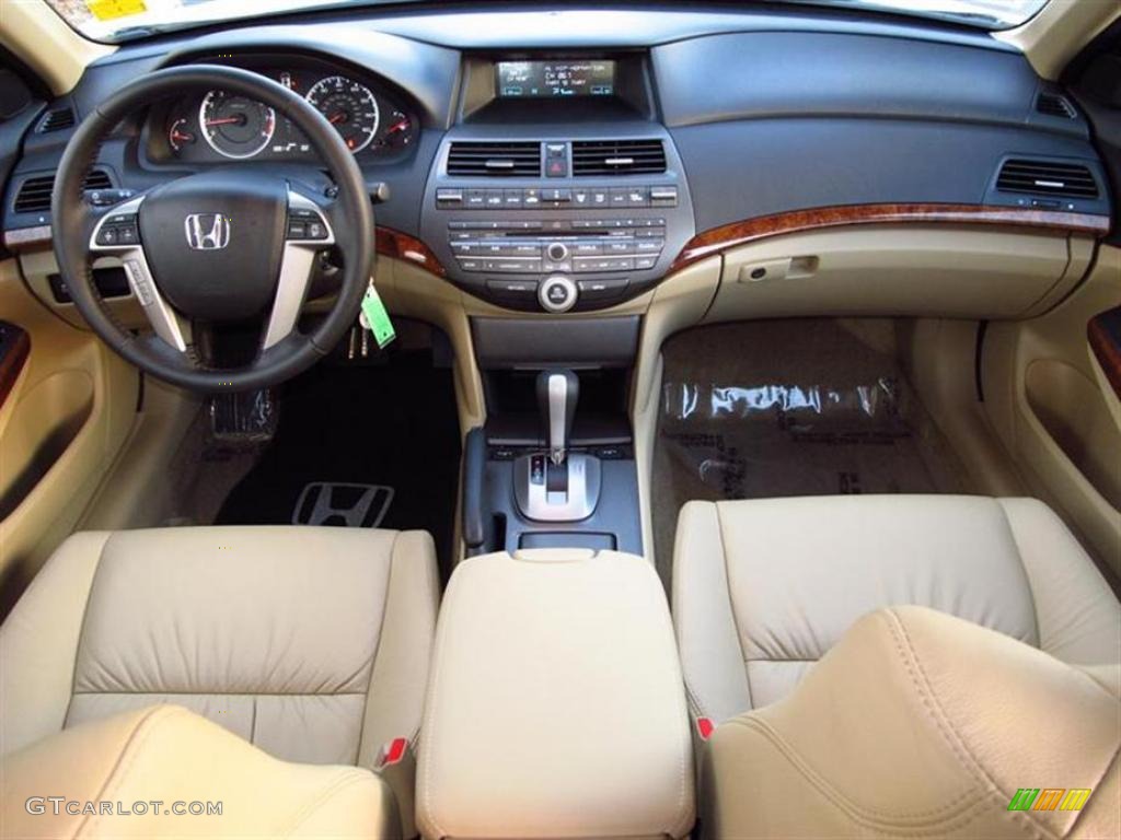 2011 Honda Accord EX-L Sedan Ivory Dashboard Photo #47610398