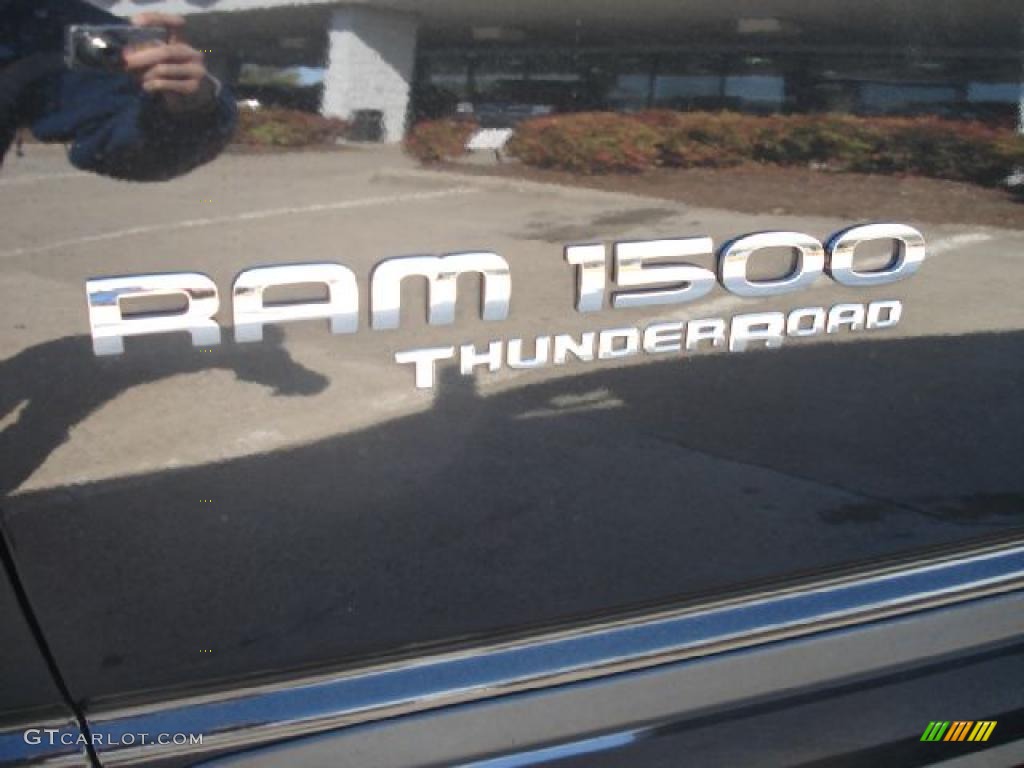 2006 Ram 1500 SLT Quad Cab - Brilliant Black Crystal Pearl / Medium Slate Gray photo #29
