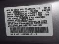 NH700M: Alabaster Silver Metallic 2011 Honda Odyssey EX-L Color Code