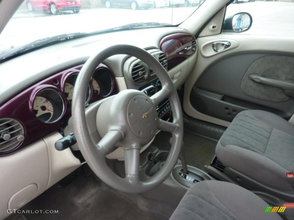 2002 PT Cruiser  - Deep Cranberry Pearlcoat / Taupe photo #12