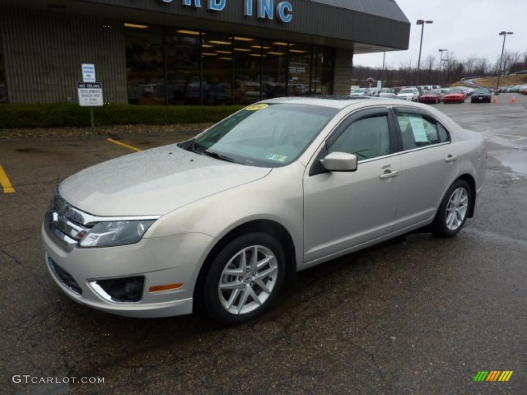 2010 Fusion SEL V6 - Smokestone Metallic / Medium Light Stone photo #8