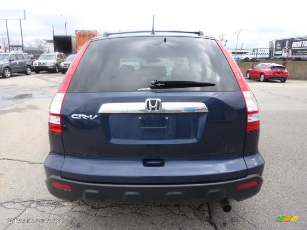 2007 CR-V EX 4WD - Royal Blue Pearl / Black photo #3