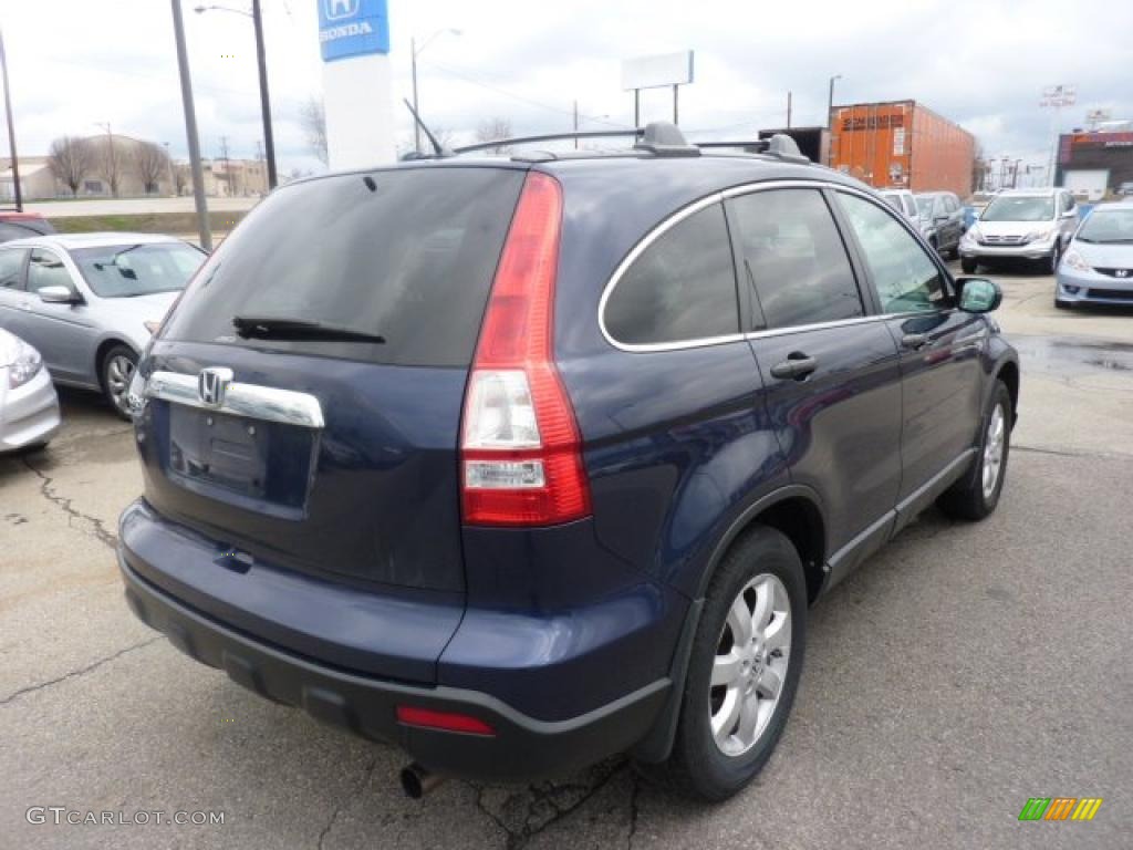 2007 CR-V EX 4WD - Royal Blue Pearl / Black photo #4
