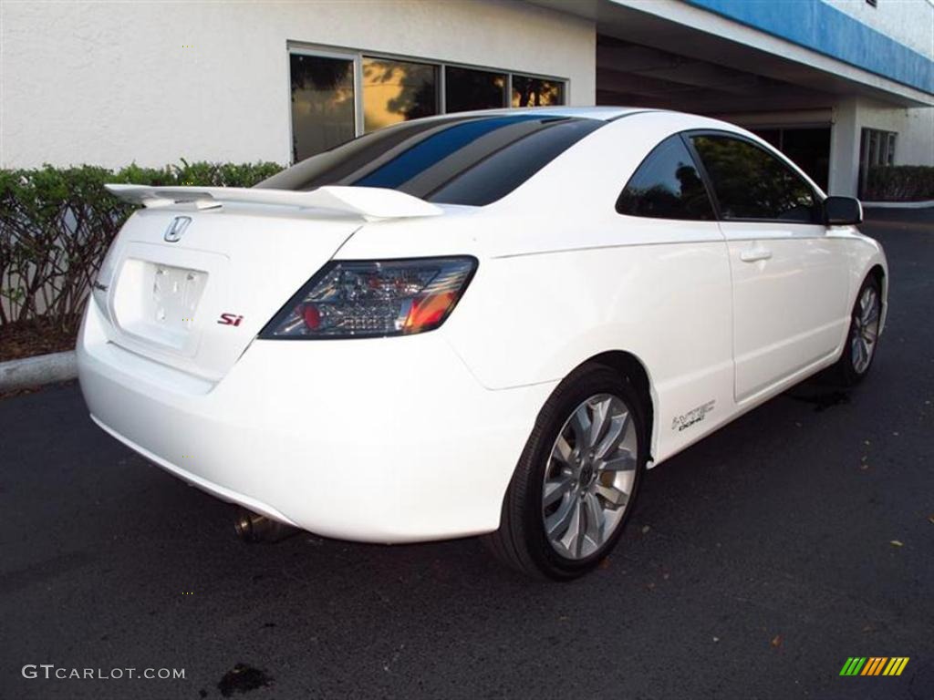 2011 Honda civic si sedan white #2