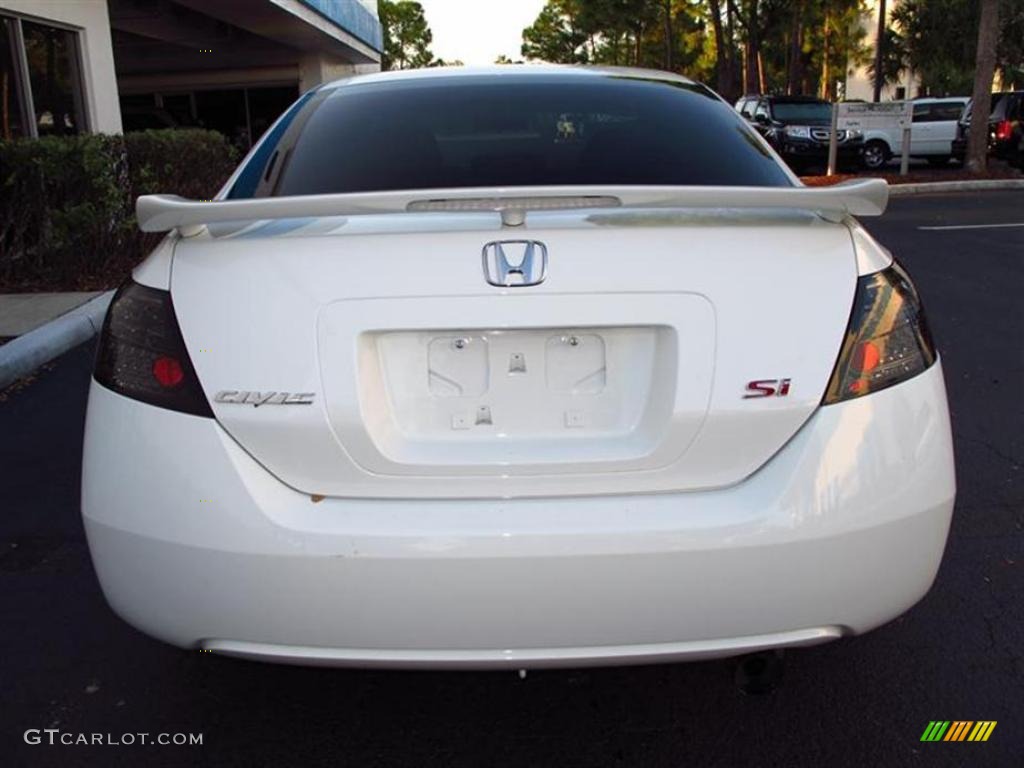 2011 Civic Si Coupe - Taffeta White / Black photo #4