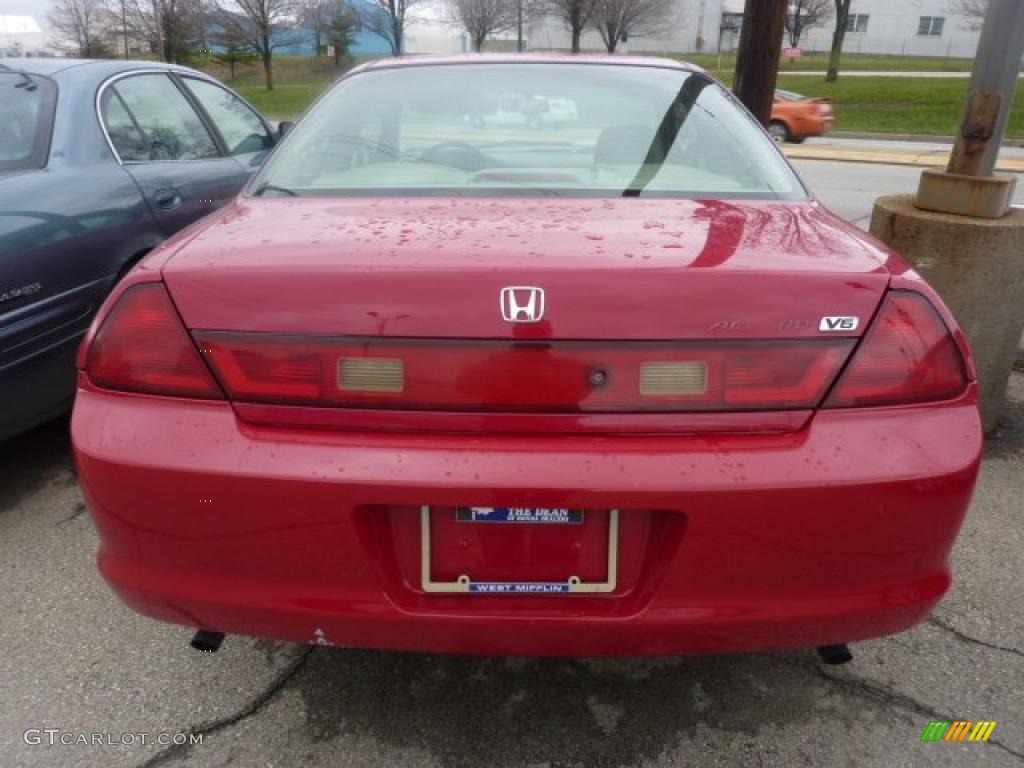 1998 Accord EX V6 Coupe - San Marino Red / Ivory photo #3