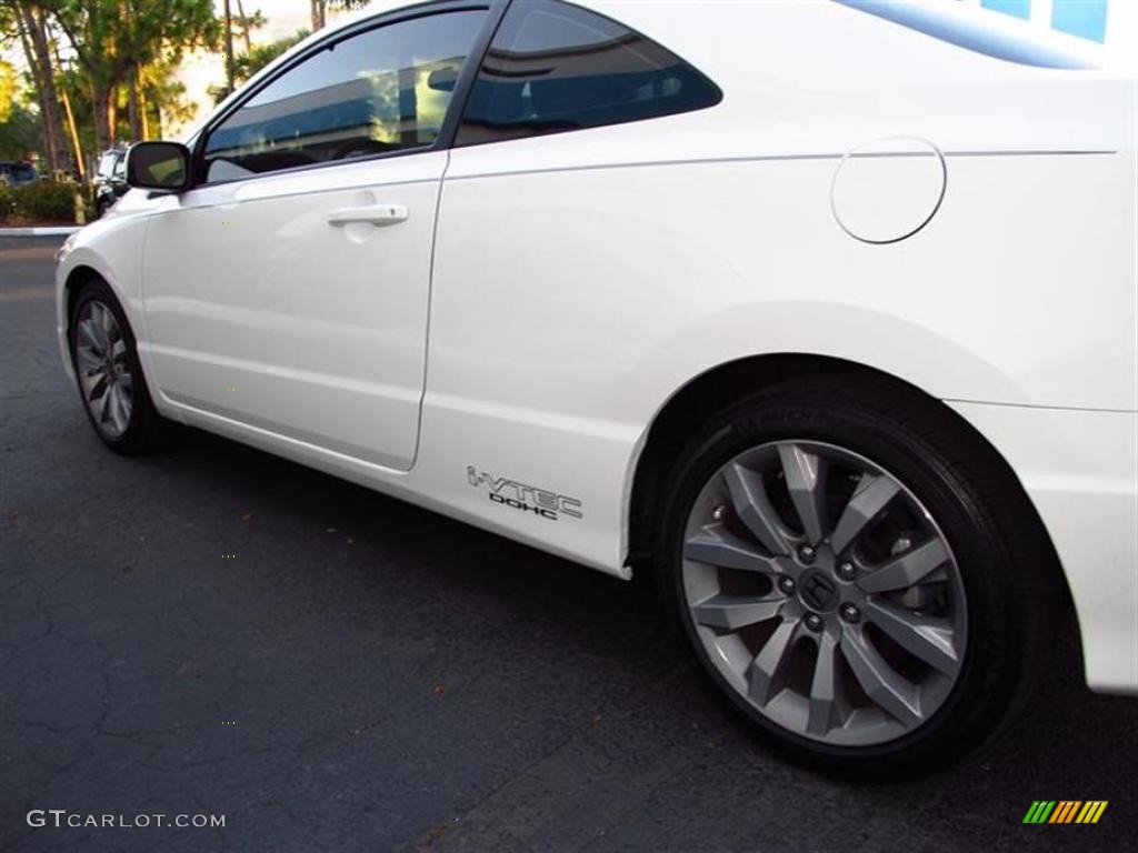 2011 Civic Si Coupe - Taffeta White / Black photo #6