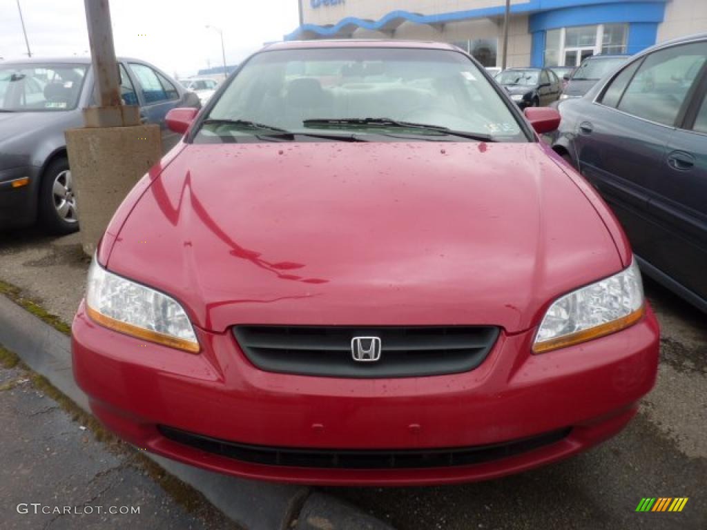 1998 Accord EX V6 Coupe - San Marino Red / Ivory photo #6