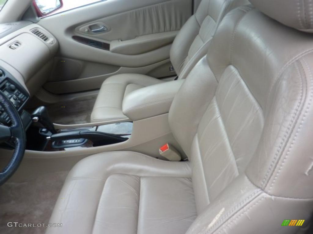 Ivory Interior 1998 Honda Accord EX V6 Coupe Photo #47611952