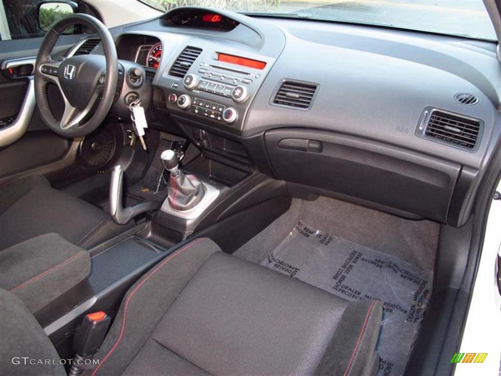 2011 Honda Civic Si Coupe Black Dashboard Photo #47611958