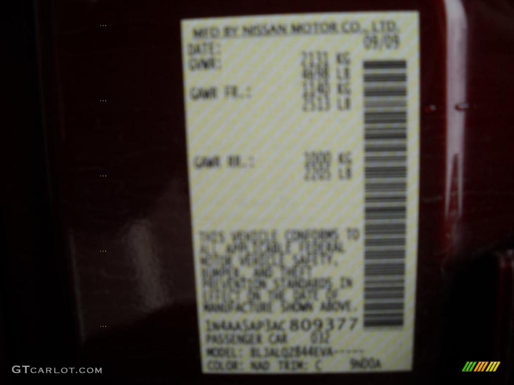 2010 Maxima 3.5 S - Tuscan Sun Red / Caffe Latte photo #11