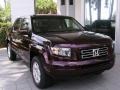 2008 Dark Cherry Pearl Honda Ridgeline RTL  photo #38