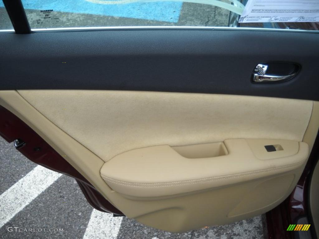 2010 Maxima 3.5 S - Tuscan Sun Red / Caffe Latte photo #12