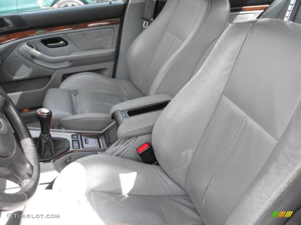 Grey Interior 2002 BMW 5 Series 540i Sedan Photo #47613227