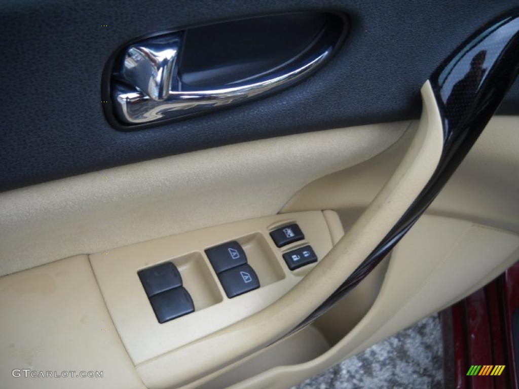 2010 Maxima 3.5 S - Tuscan Sun Red / Caffe Latte photo #17