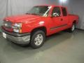 2005 Victory Red Chevrolet Silverado 1500 LS Extended Cab 4x4  photo #1
