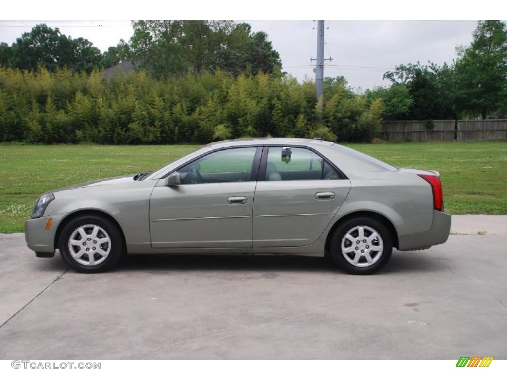 2005 CTS Sedan - Silver Green / Light Neutral photo #1