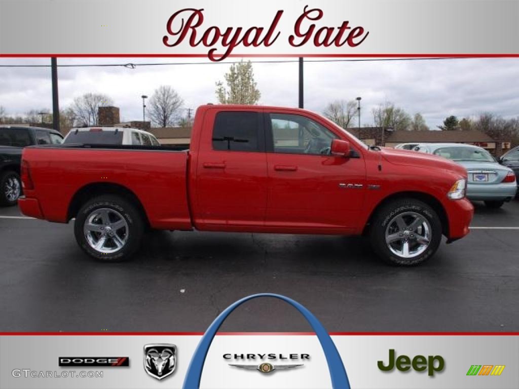 Flame Red Dodge Ram 1500