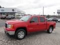 2008 Fire Red GMC Sierra 1500 SLE Crew Cab 4x4  photo #1