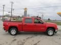 2008 Fire Red GMC Sierra 1500 SLE Crew Cab 4x4  photo #10