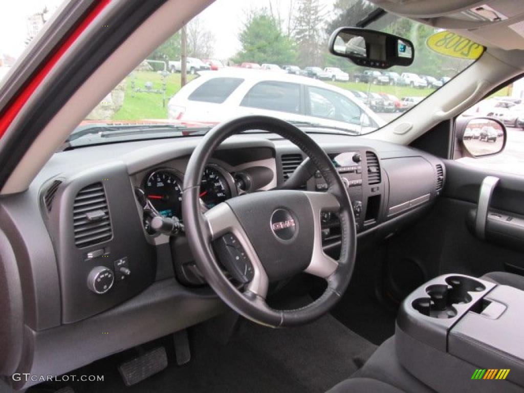 2008 Sierra 1500 SLE Crew Cab 4x4 - Fire Red / Ebony photo #16