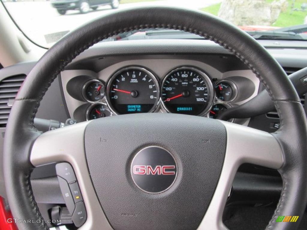 2008 Sierra 1500 SLE Crew Cab 4x4 - Fire Red / Ebony photo #21