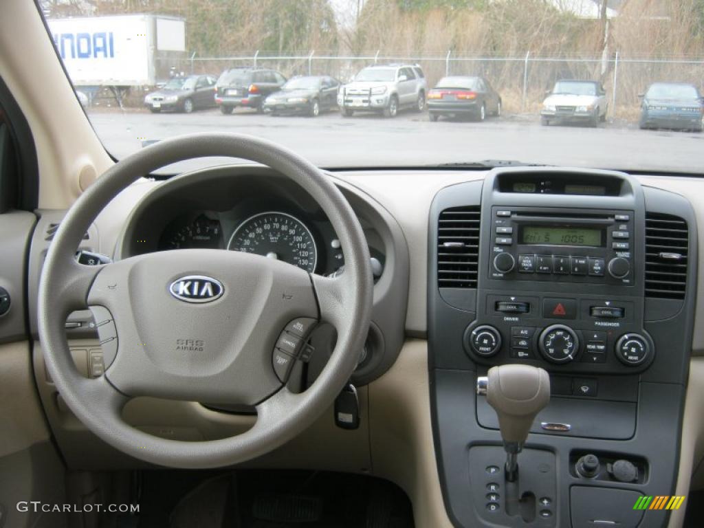 2008 Sedona LX - Claret Red Metallic / Beige photo #4